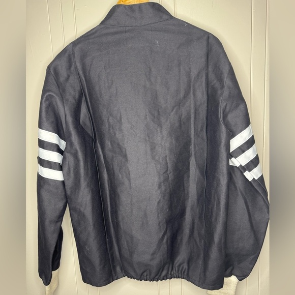 VTG RJS Racing Equipment Full Zip-Up Jacket
Men's Small Black White Strips - Picture 13 of 15